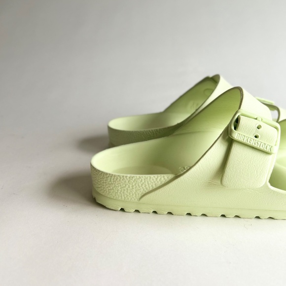 Birkenstock Arizona Eva Light Green Vinyl Slide Sandals size EUR 39, US 8.5 - Picture 12 of 13